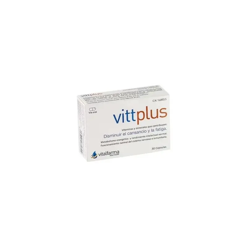 Vittplus 30 cápsulas | Farmacia Barata