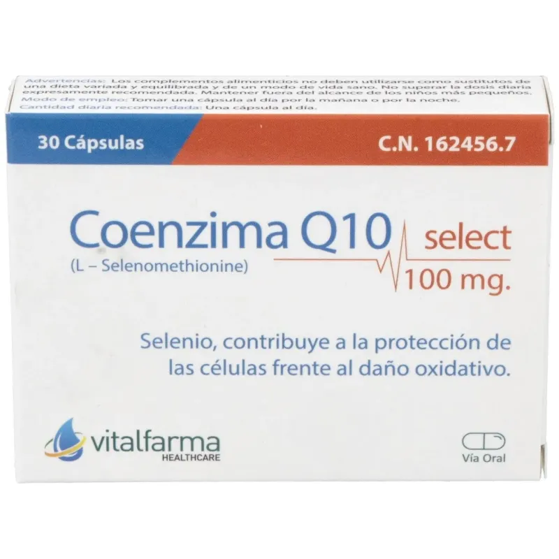 Vitalfarma coenzima q10 complex 30cáps | Farmacia Barata