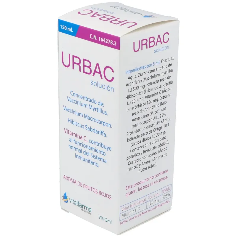 Vitalfarma urbac 150 ml solucion | Farmacia Barata