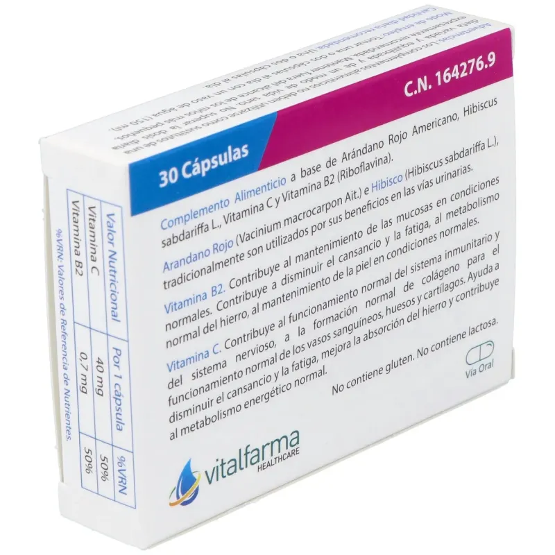 Vitalfarma urbac 30caps | Farmacia Barata