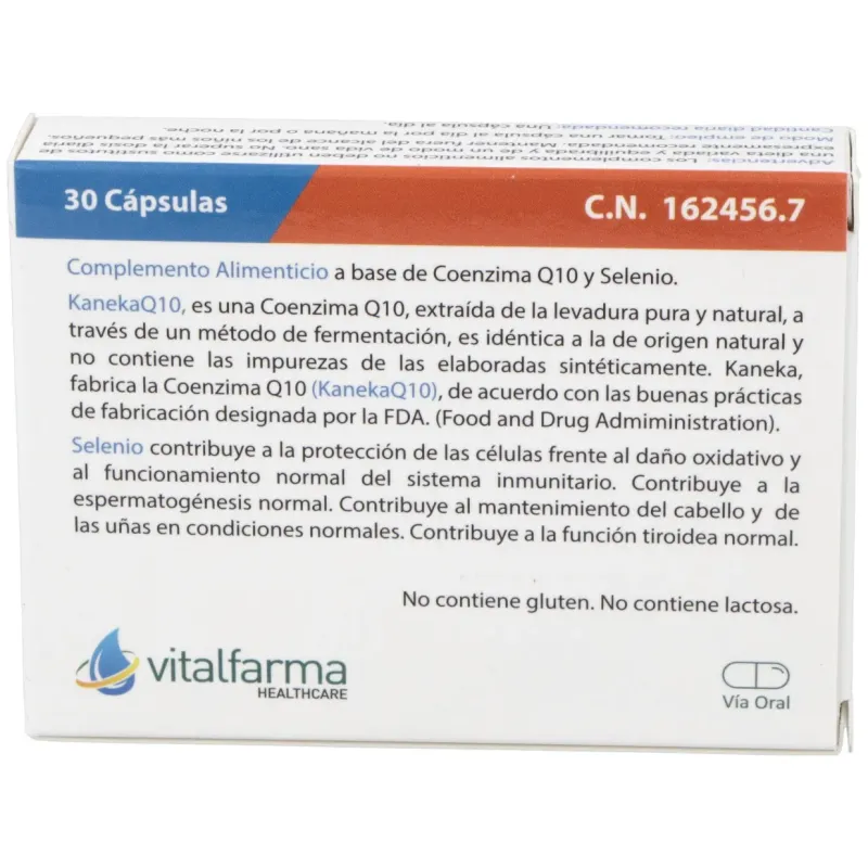 Vitalfarma coenzima q10 complex 30cáps | Farmacia Barata