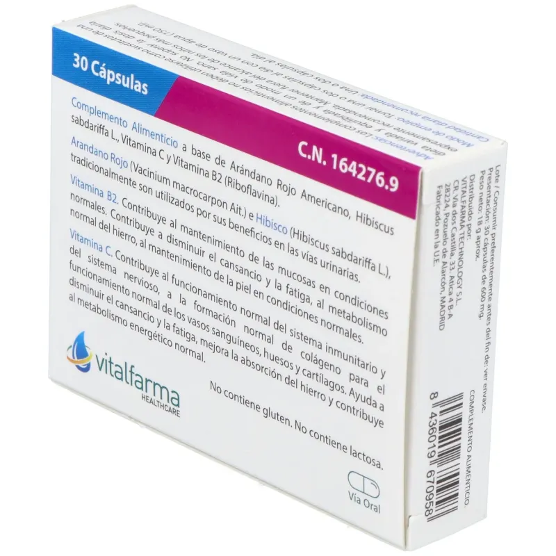 Vitalfarma urbac 30caps | Farmacia Barata