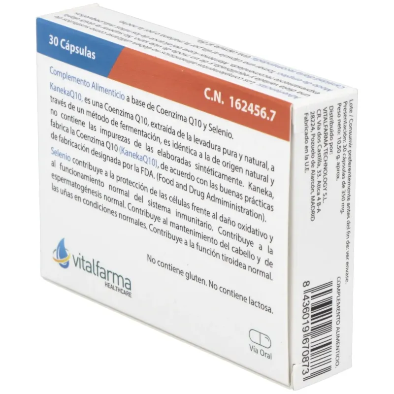 Vitalfarma coenzima q10 complex 30cáps | Farmacia Barata