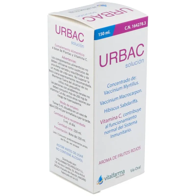Vitalfarma urbac 150 ml solucion | Farmacia Barata