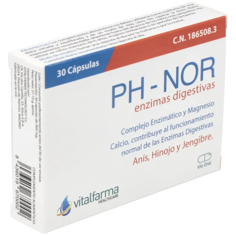 Ph-nor 30cap. | Farmacia Barata