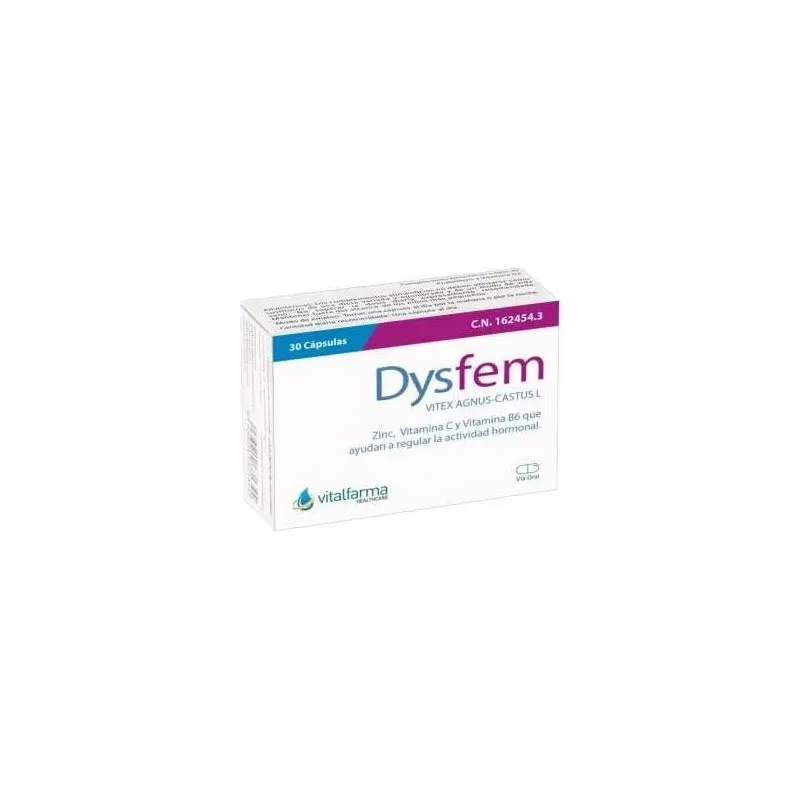 Vitalfarma dysfem 30cáps | Farmacia Barata Vitalfarma dysfem 30cáps | Farmacia Barata