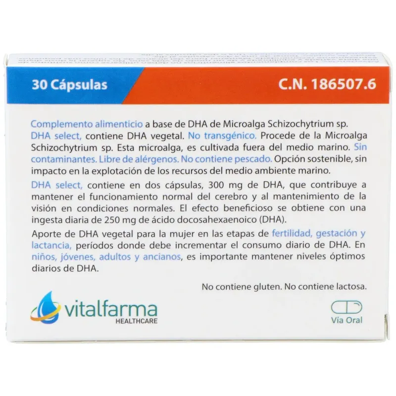 Dha select 30 capsulas | Farmacia Barata