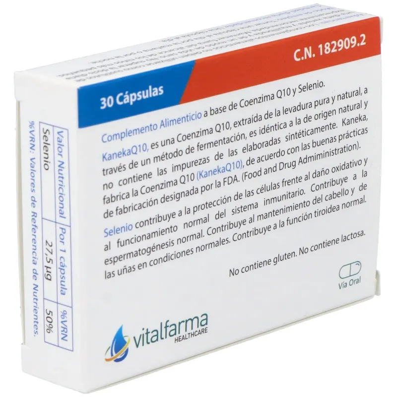 Vitalfarma coenzima q10 select 40 mg 30 capsulas | Farmacia Barata