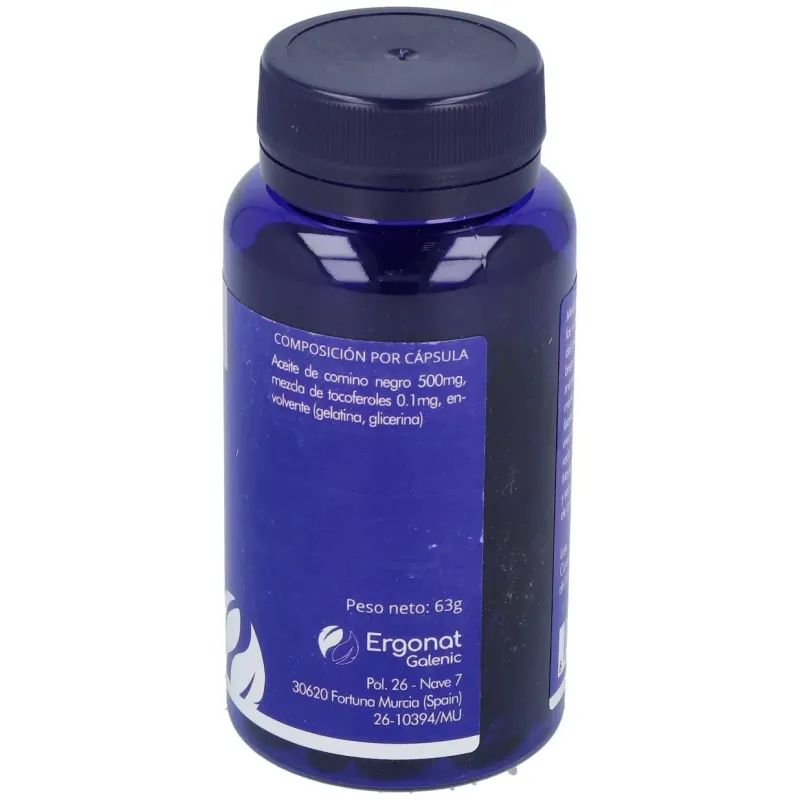 Ergonat galenic comino negro 90caps | Farmacia Barata