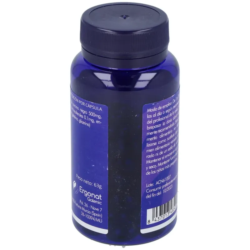 Ergonat galenic comino negro 90caps | Farmacia Barata