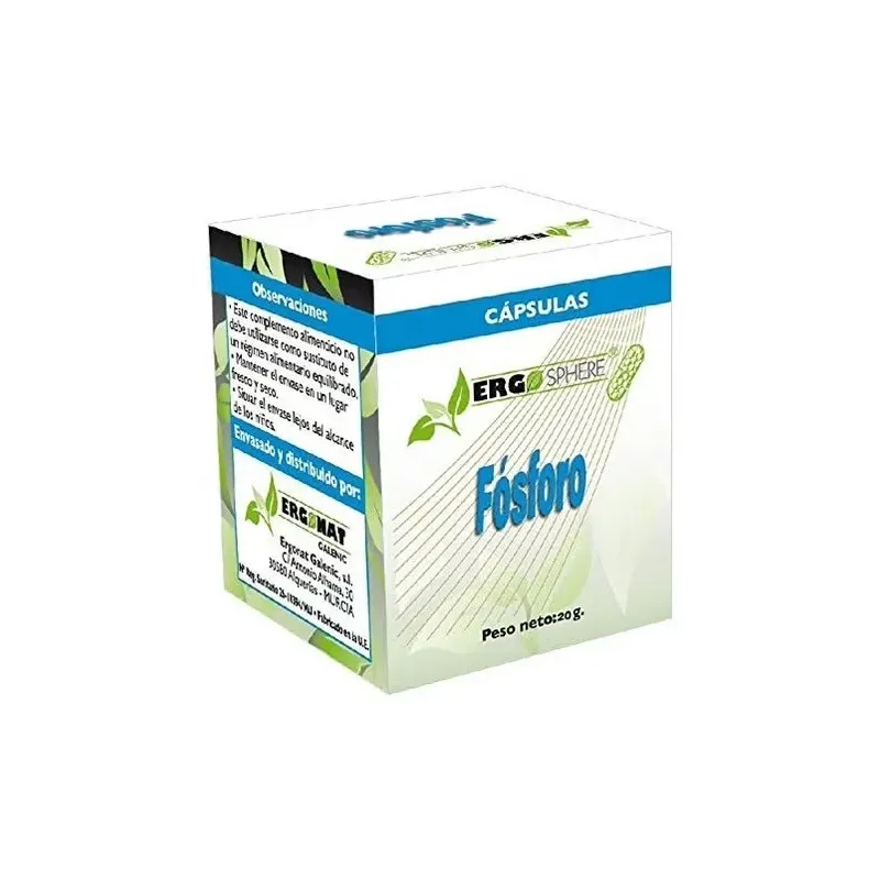 Ergonat galenic fósforo 50caps | Farmacia Barata Ergonat galenic fósforo 50caps | Farmacia Barata