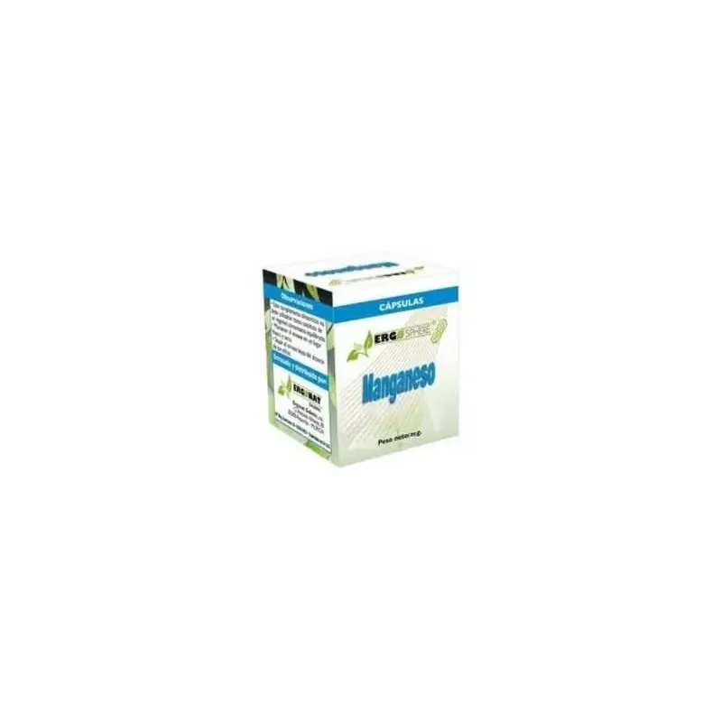 Manganeso ergosphere 50cap. | Farmacia Barata