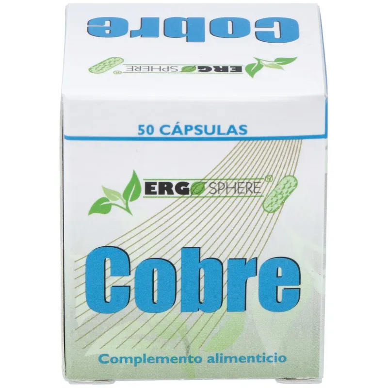 Cobre ergosphere 50cap. | Farmacia Barata