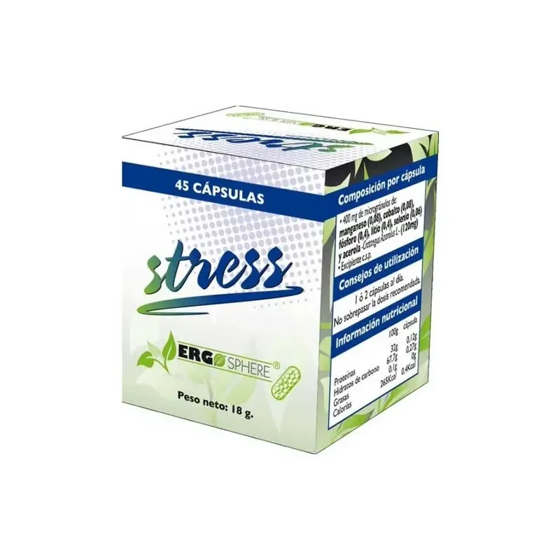 Ergonat galenic stress ergosphere 45caps | Farmacia Barata