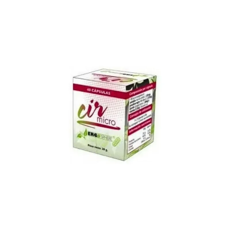 Ergonat galenic cir micro ergosphere 40caps | Farmacia Barata