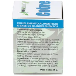 Cobre ergosphere 50cap. | Farmacia Barata