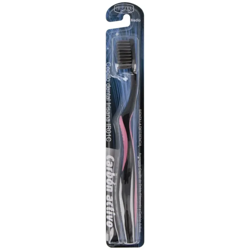 Cepillo de dientes carbon activo (medio) | Farmacia Barata