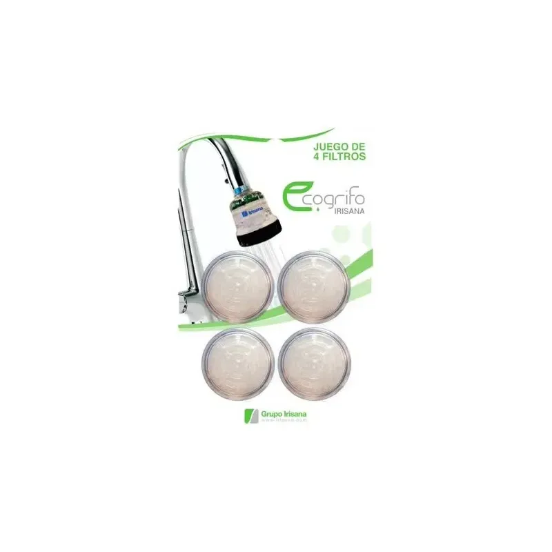 Irisana recambio filtro de particulas para ecoducha baby 4uds | Farmacia Barata
