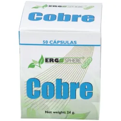 Cobre ergosphere 50cap. | Farmacia Barata