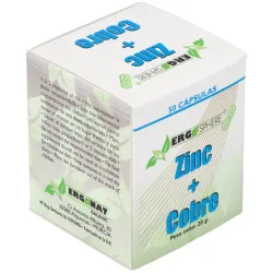 Ergonat galenic zinc cobre ergosphere 50caps | Farmacia Barata