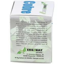 Cobre ergosphere 50cap. | Farmacia Barata
