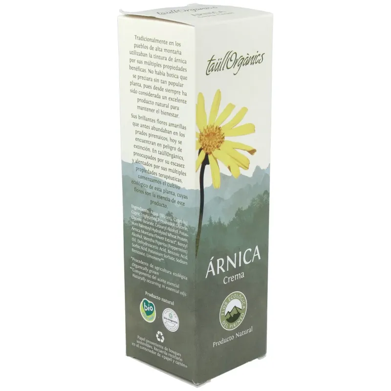 Taullorganics arnica ecologica tubo 200ml. | Farmacia Barata Taullorganics arnica ecologica tubo 200ml. | Farmacia Barata