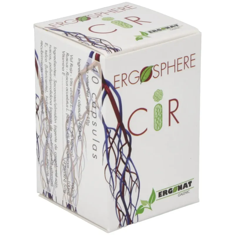 Ergonat galenic cir ergosphere 40caps | Farmacia Barata