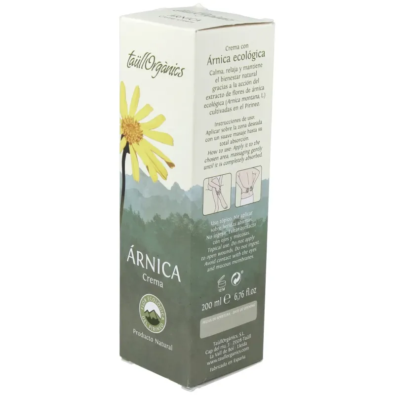 Taullorganics arnica ecologica tubo 200ml. | Farmacia Barata Taullorganics arnica ecologica tubo 200ml. | Farmacia Barata