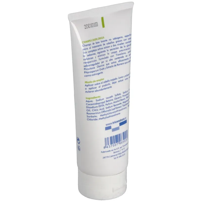 Champu caspa grasa 200ml. | Farmacia Barata