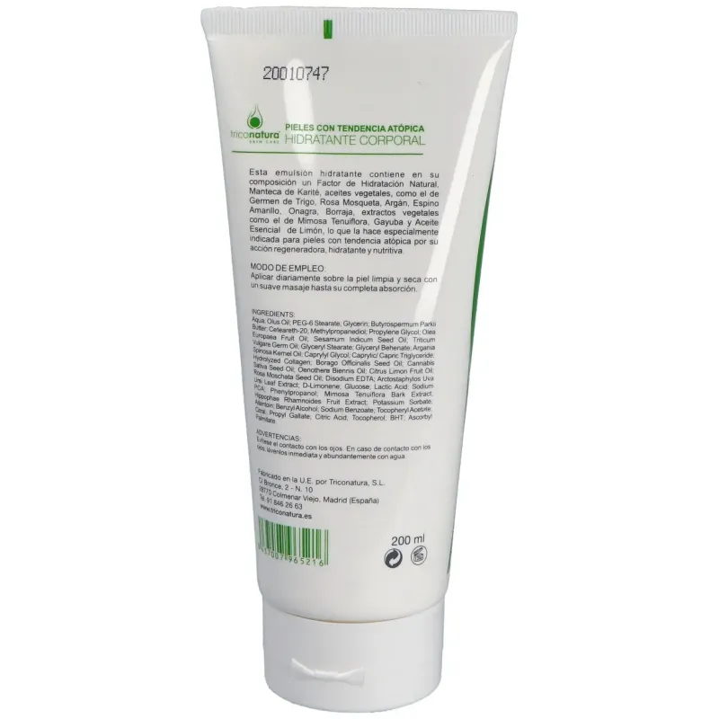 Hidratante corporal pieles atopicas dermisan 200ml | Farmacia Barata
