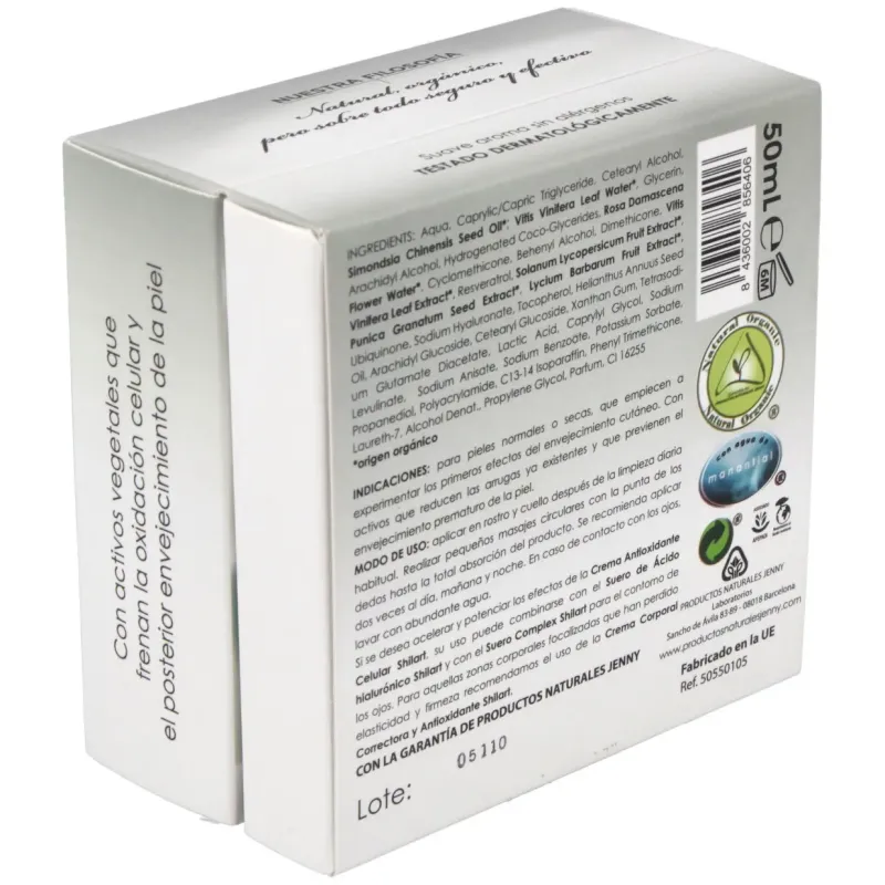 Shilart crema antioxidante celular 50ml. | Farmacia Barata