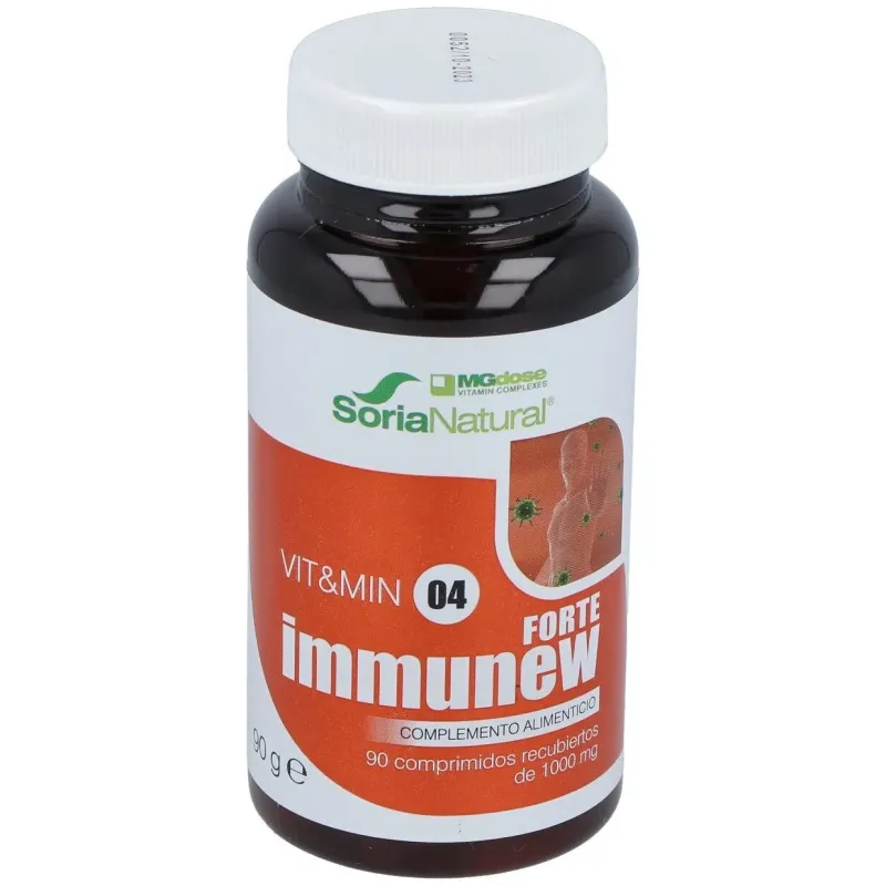 Soria natural vit y min 04 immunew forte 90comp | Farmacia Barata