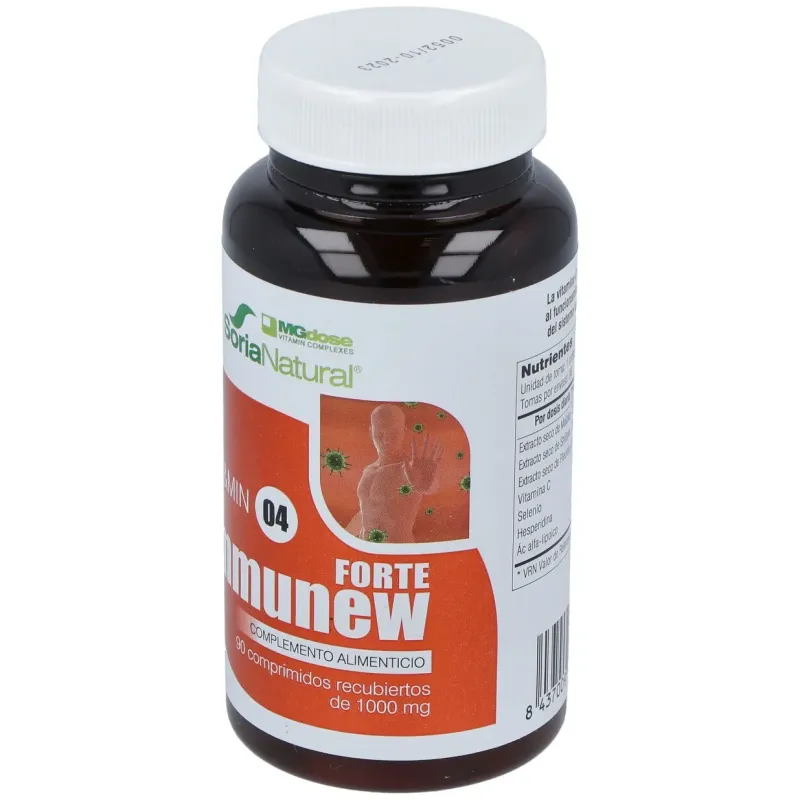 Soria natural vit y min 04 immunew forte 90comp | Farmacia Barata