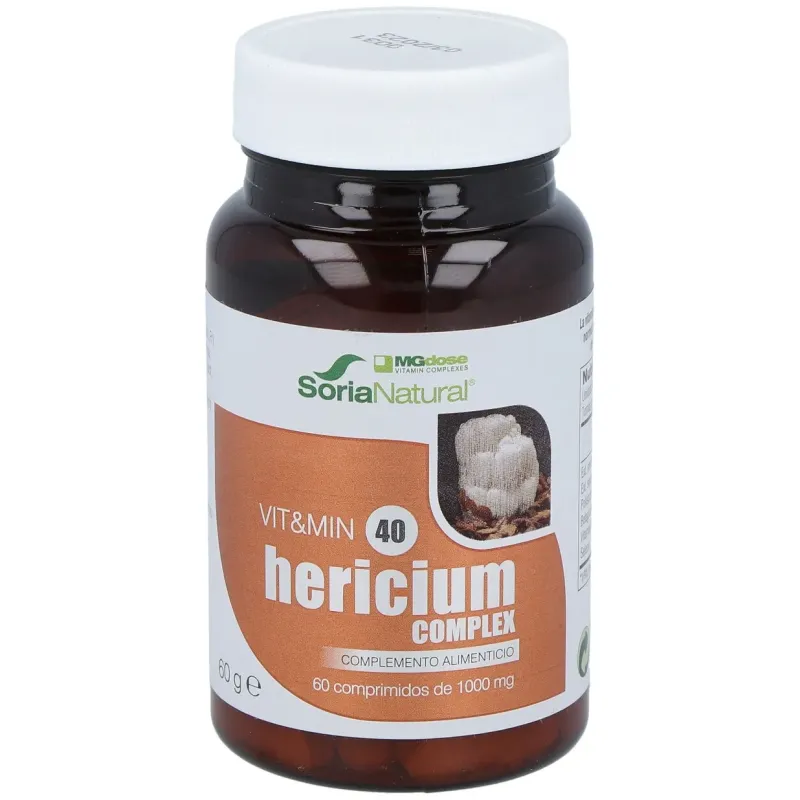 Mg dose soria natural vit y min 40 hericium complex 60comp | Farmacia Barata