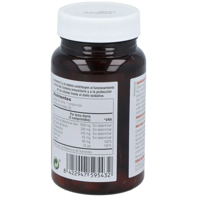 Mg dose soria natural vit y min 40 hericium complex 60comp | Farmacia Barata