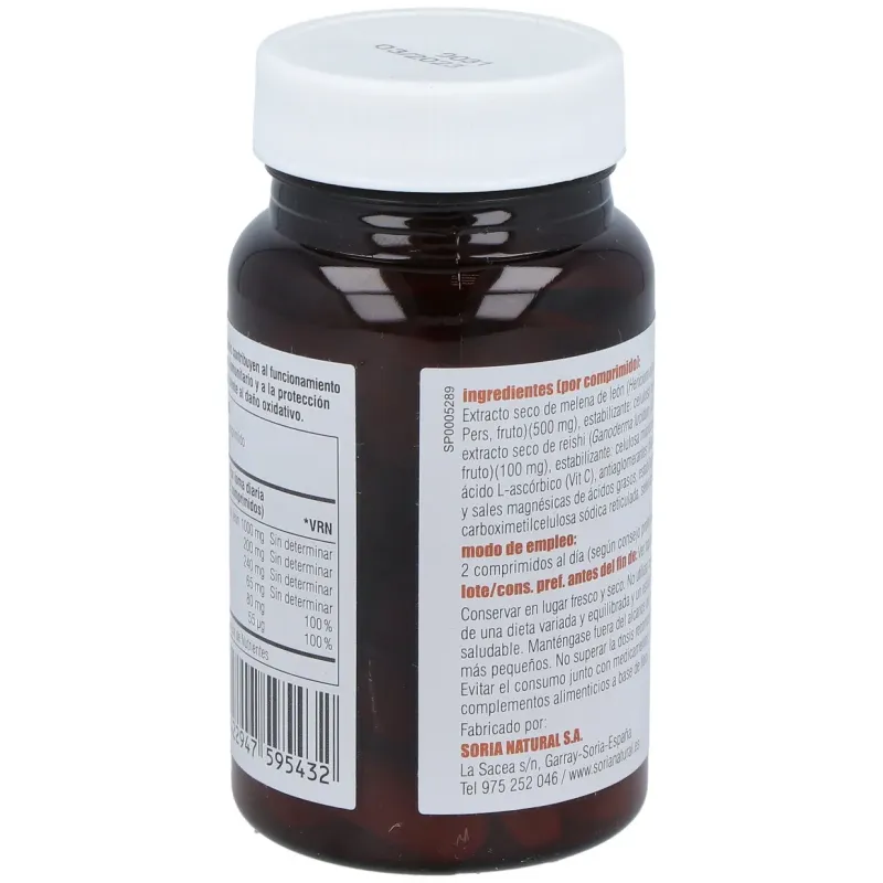 Mg dose soria natural vit y min 40 hericium complex 60comp | Farmacia Barata