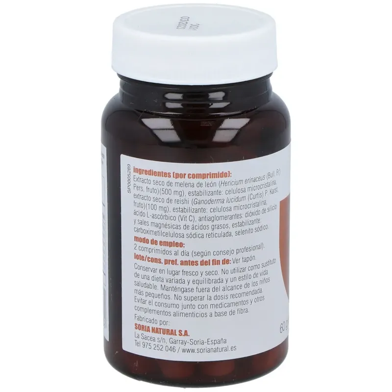 Mg dose soria natural vit y min 40 hericium complex 60comp | Farmacia Barata