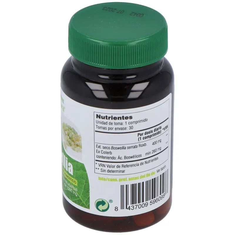 Mgdose boswellia 30 comprimidos | Farmacia Barata