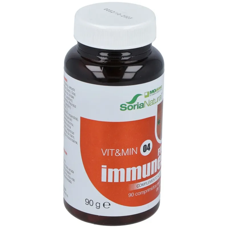 Soria natural vit y min 04 immunew forte 90comp | Farmacia Barata