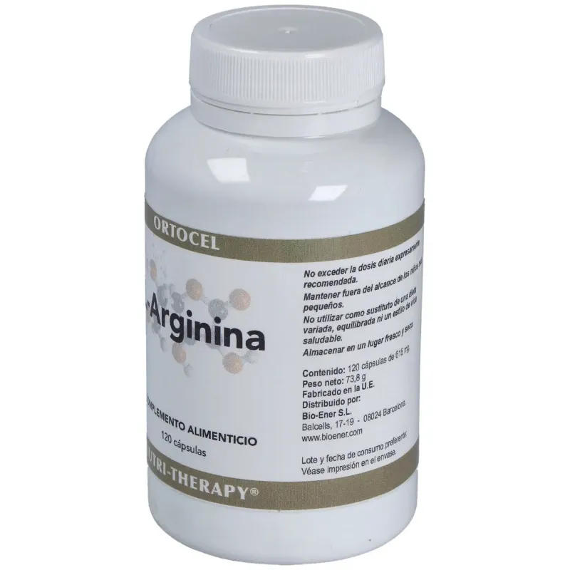 Ortocel l-arginina 500mg 120caps | Farmacia Barata
