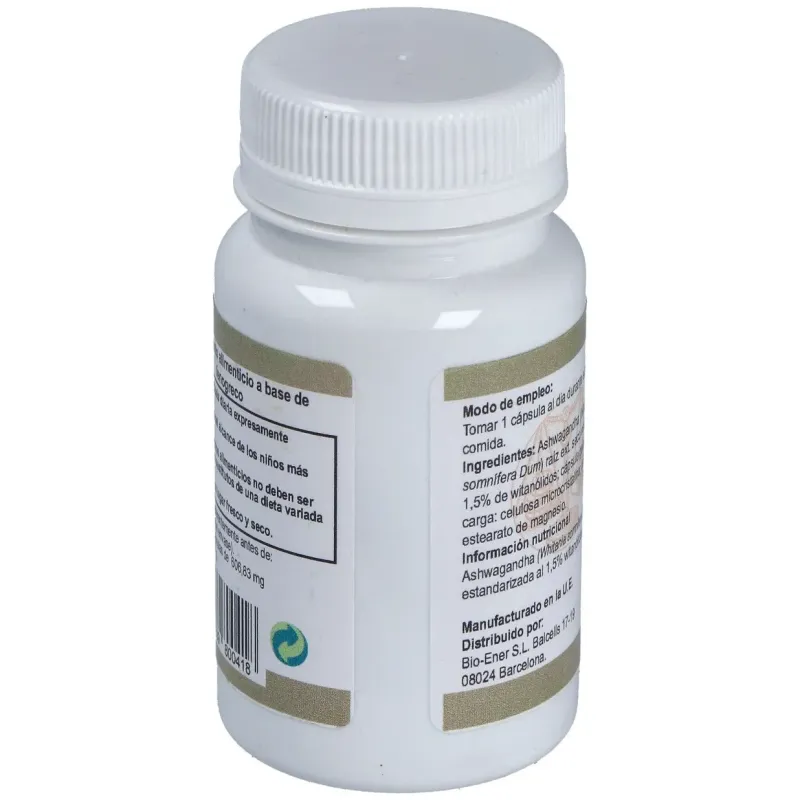 Ortocel ashwagandha 450mg 60caps | Farmacia Barata