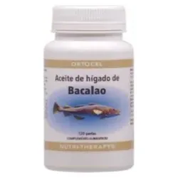 Ortocel aceite higado de bacalao 120 perlas