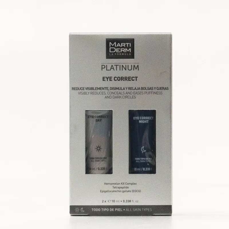 Martiderm Platinum Eye Correct, 10ml + 10ml.