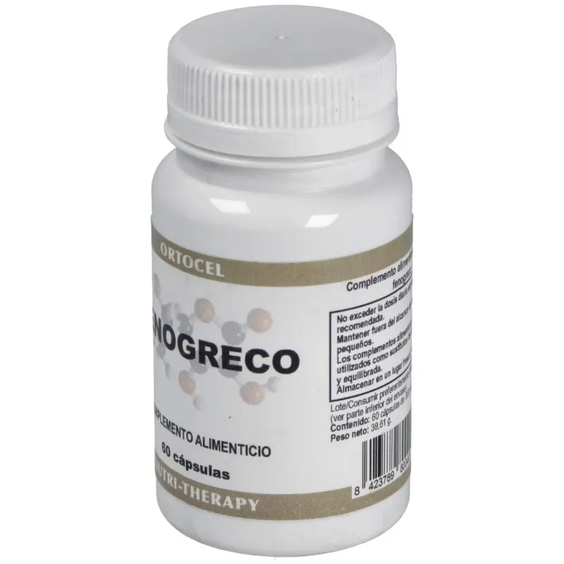 Ortocel fenogreco 500mg 60caps | Farmacia Barata