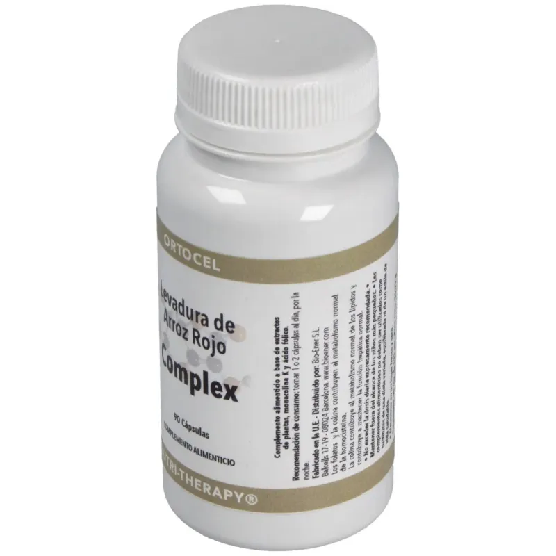 Ortocel levadura de arroz rojo complex 90caps | Farmacia Barata