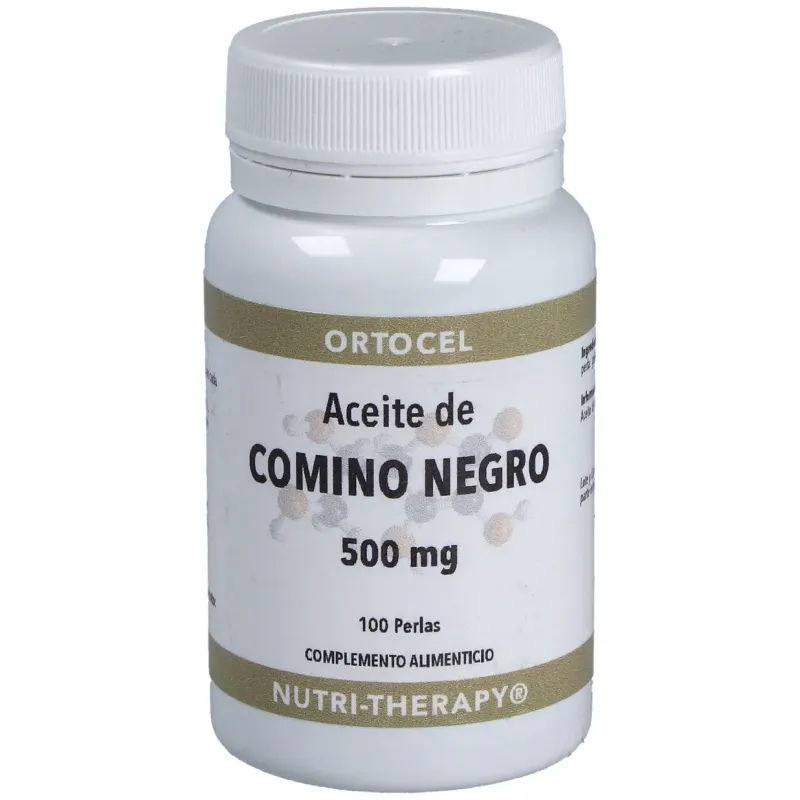 Ortocel aceite de comino negro 500mg 100 perlas | Farmacia Barata Ortocel aceite de comino negro 500mg 100 perlas | Farmacia Barata