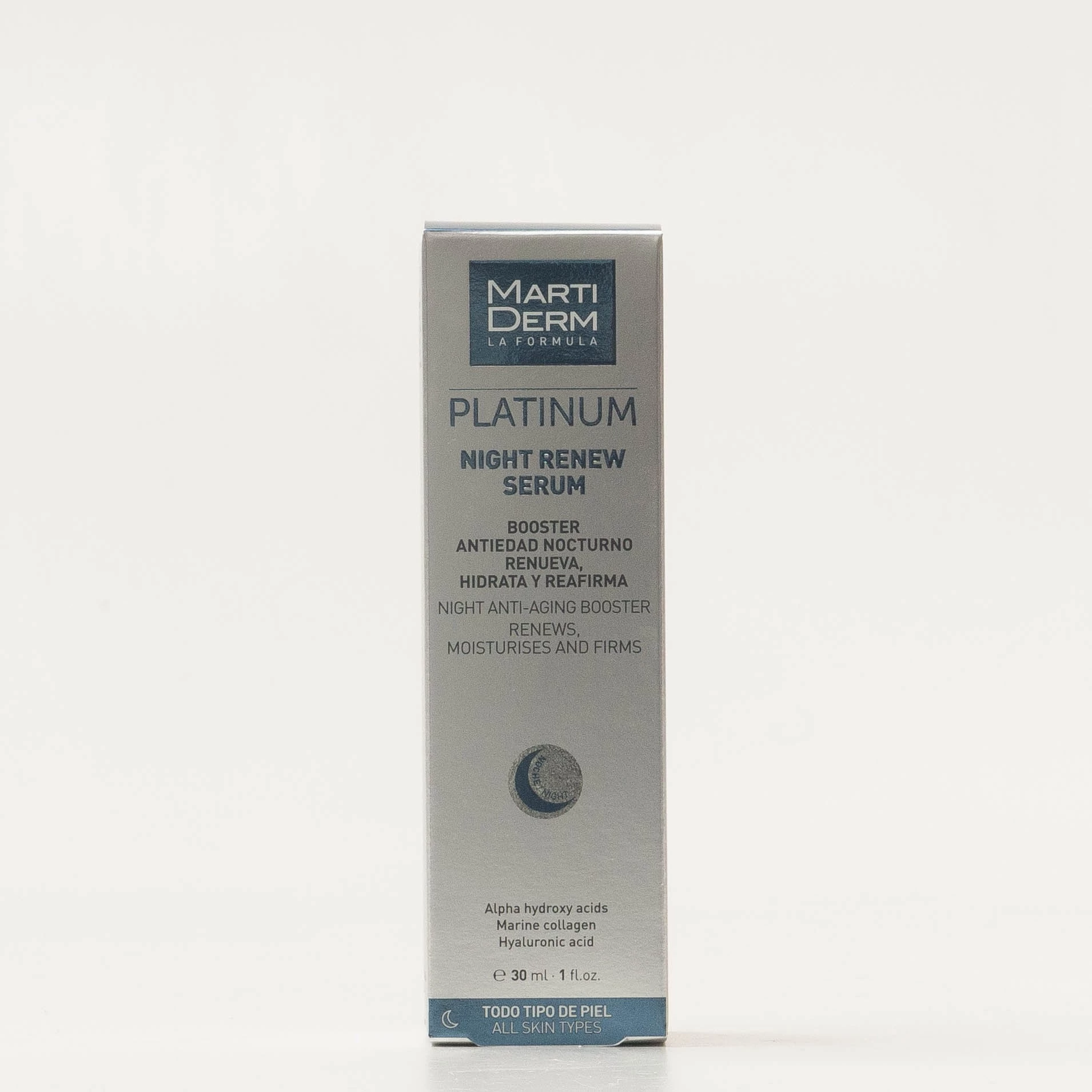 Martiderm Platinum Serum Night Renew, 30ml.