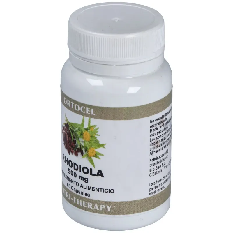 Ortocel rhodiola 500mg 60caps | Farmacia Barata