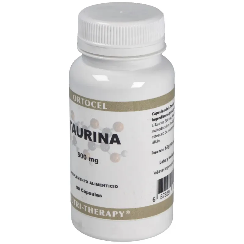 Ortocel taurina ortocel 500mg 90caps | Farmacia Barata