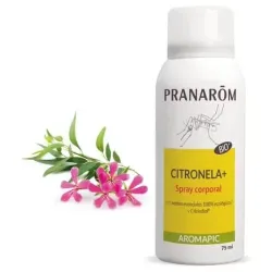 Pranarom Aromapic Citronela + Spray Corporal Bio, 75 ml